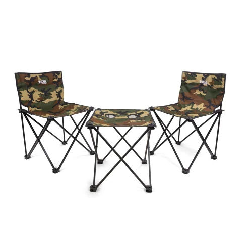 Folding Picnic Table And Chair Set