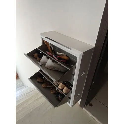 2 Door Shoes Rack - Material: Mild Steel