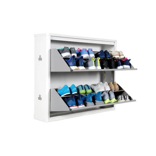 Wall Mounted Double Decker Shoe Rack