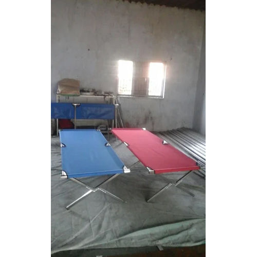 Fabric Folding Bed - Color: Blue