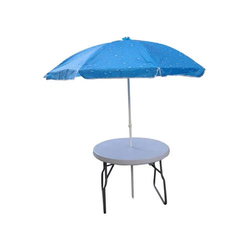 Round Table With Umbrella