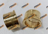 Slew Rod Bush With Collar Escorts C7603057 - Golden, High Efficiency, Manual Control, Oil Cooling System | Compatible With Backhoe Loaders & Earth Movers