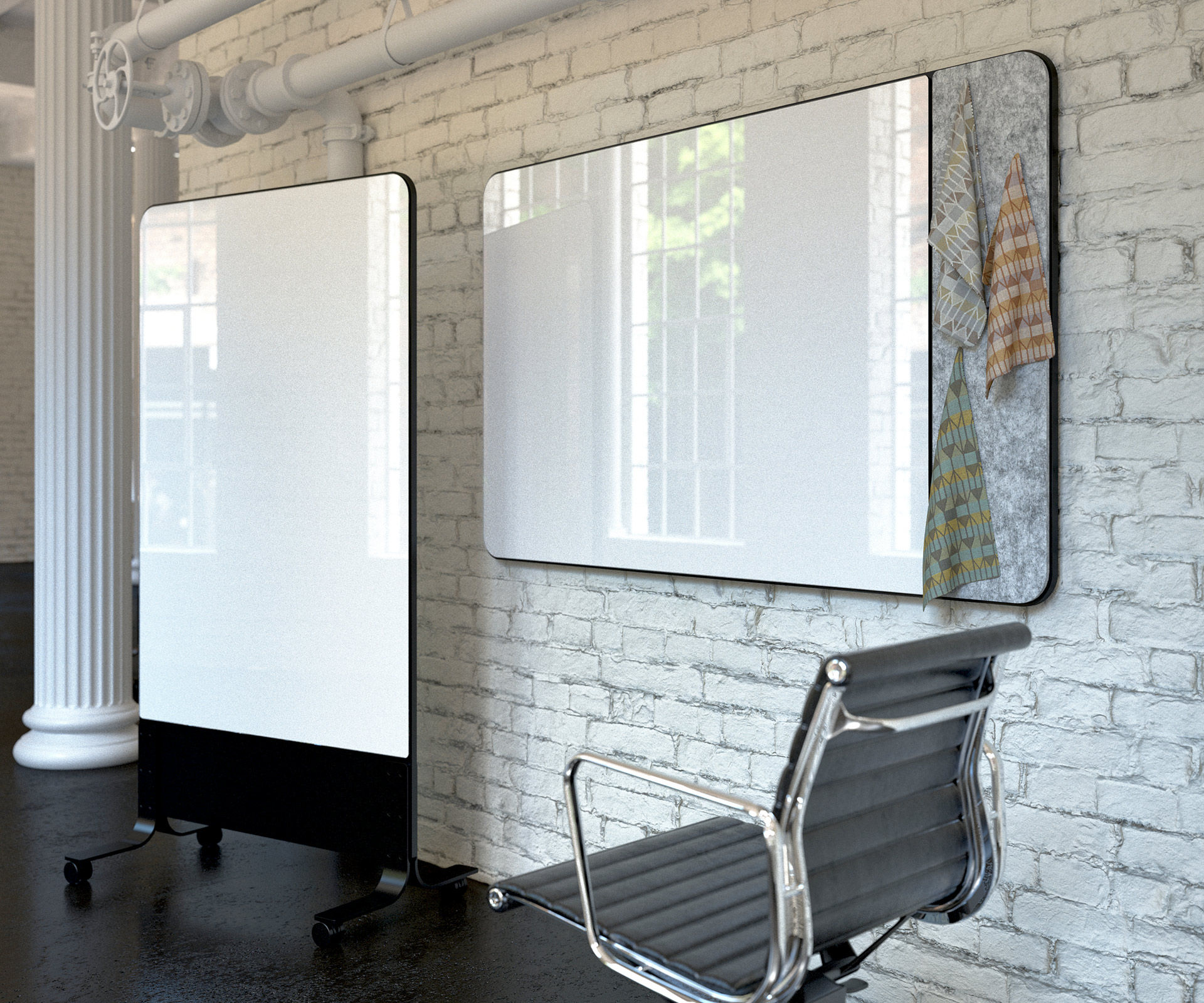 SDS004 Elegant Magnetic Glass Board for Professional Workspaces