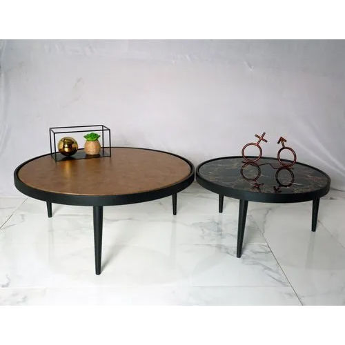 Designer Center Table - Color: Brown N Black