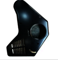 Robust Black Color Dutze Ha Engine Belt Guard - Material: Metal