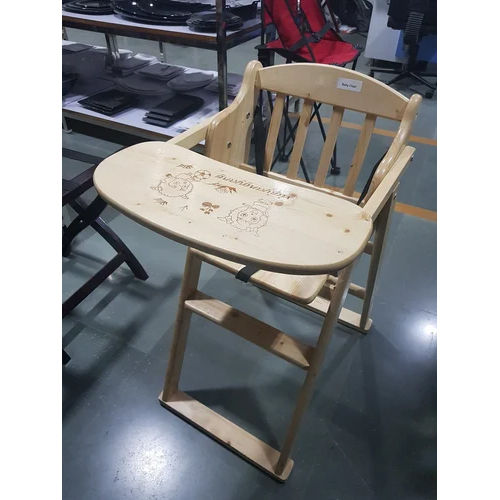 Wooden Baby High Chair