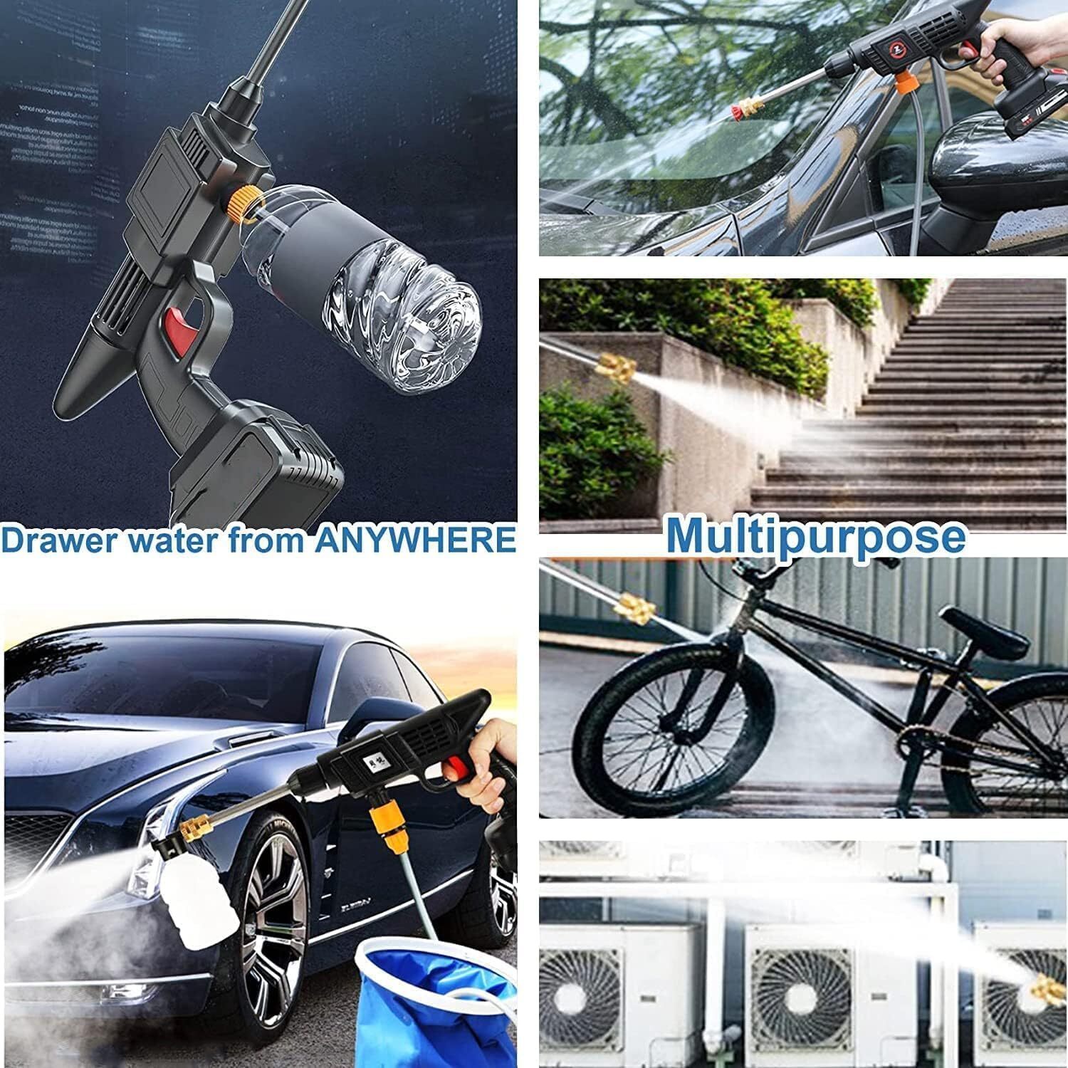 Cordless 48V Electric Car Pressure Washer Gun