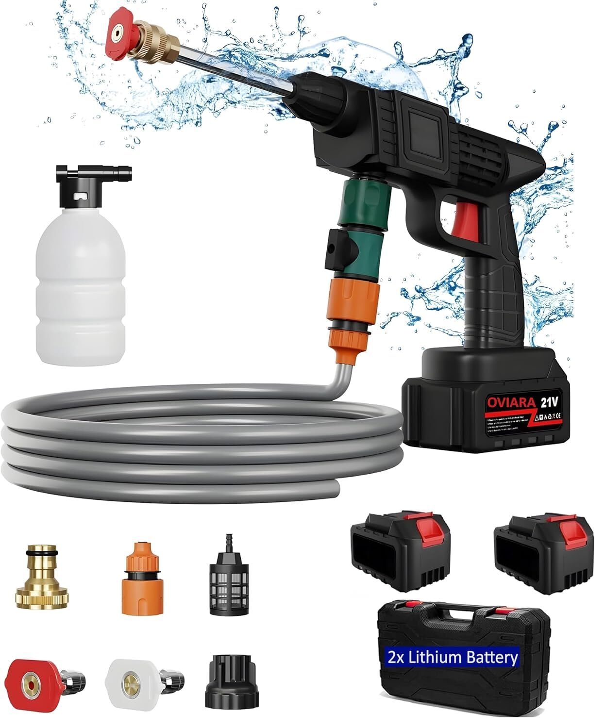 Cordless 48V Electric Car Pressure Washer Gun