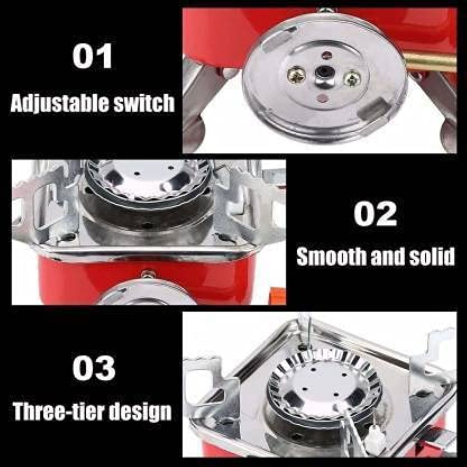 Portable Gas Stove - Height: 10 Centimeter (Cm)