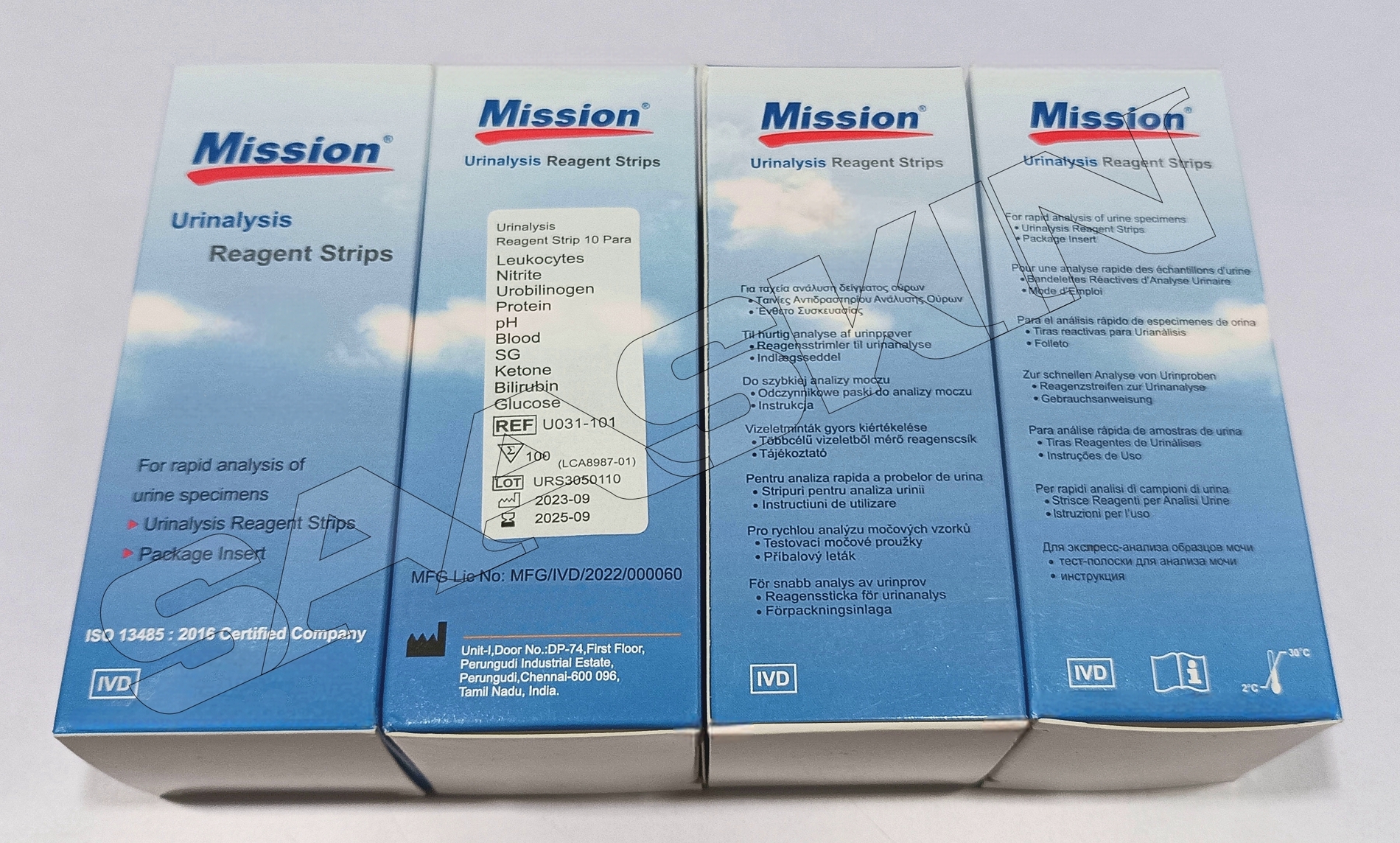 Acon Mission Urinalysis Strips - 10p (100t)