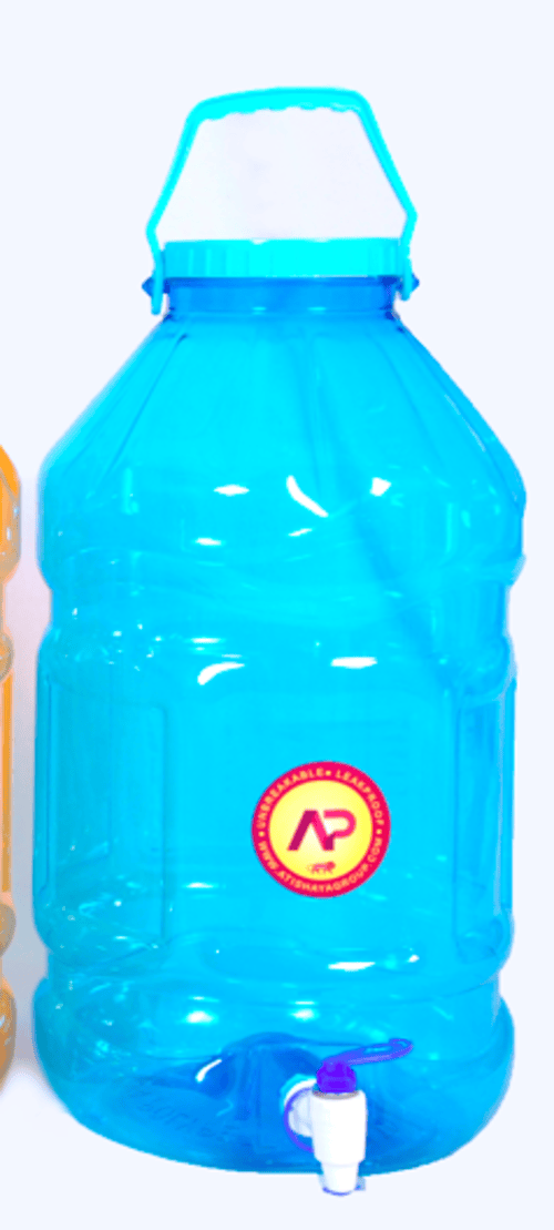 Combo Pet Jar - 20 Litre Polyethylene Terephthalate, Easy-close Cap, Durable Handle, Beverage Tap