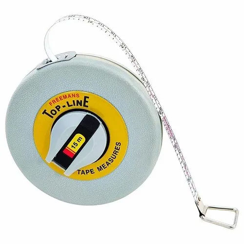 Freemans Top Line Steel Measuring Tape - Color: White