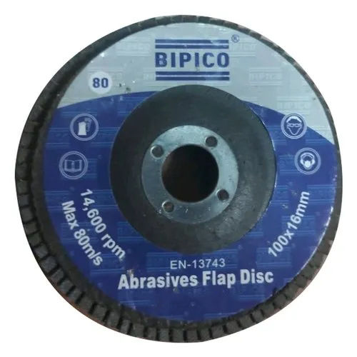 En 13743 Bipico Abrasive Flap Disc - Shape: Round