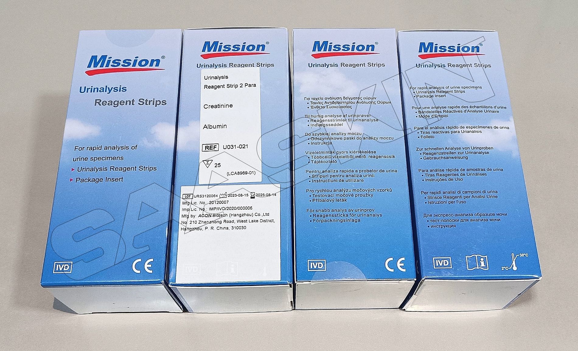 Acon Mission Urinalysis Strips - 2P (Creatinine & Albumin)