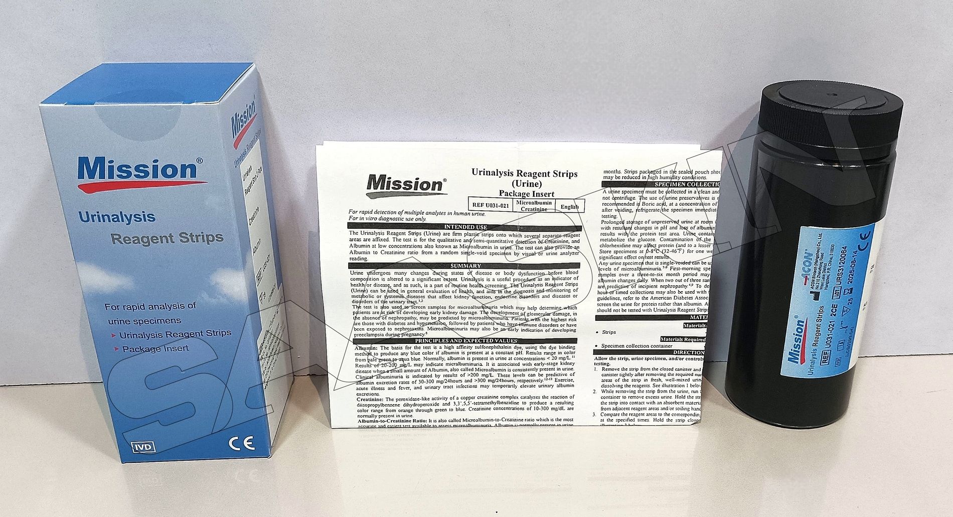 Acon Mission Urinalysis Strips - 2P (Creatinine & Albumin)