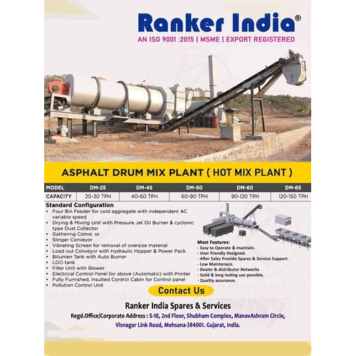 Asphalt Drum Mix Plant