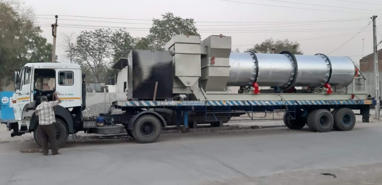 Asphalt Drum Mix Plant - Ms Steel, 45tph To 60tph Capacity | Computerized, Automatic Grade, Frequency Speed Control Cooling System, 340 Power, Vibration Frequency 1