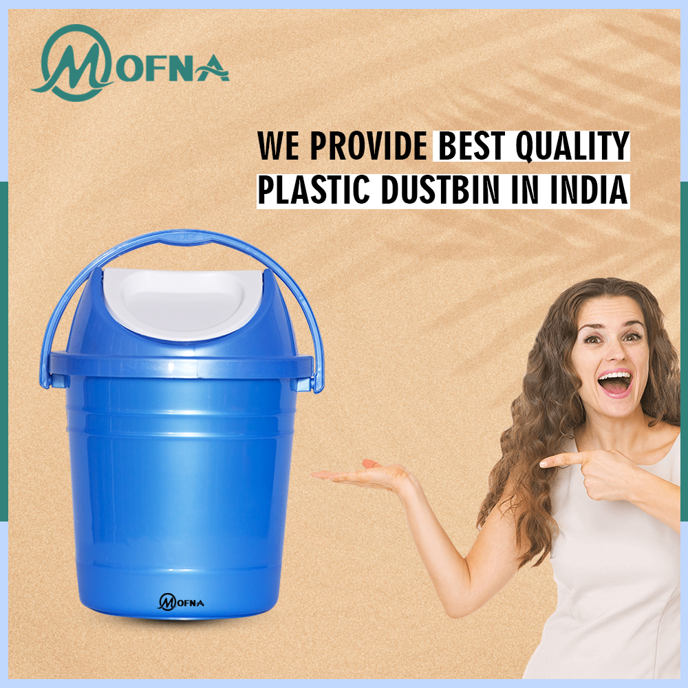 Plastic Swing Lid Dustbin - Capacity: 11-15 Ltr