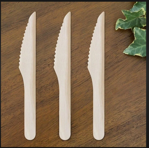 Wooden Knife 160mm - Made from Durable Wood | Ideal for Crafting and Home Use, Sleek Design for Ergonomic Grip and Ease of Handling