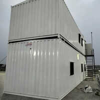 Steel Structure Site Office - Color: White