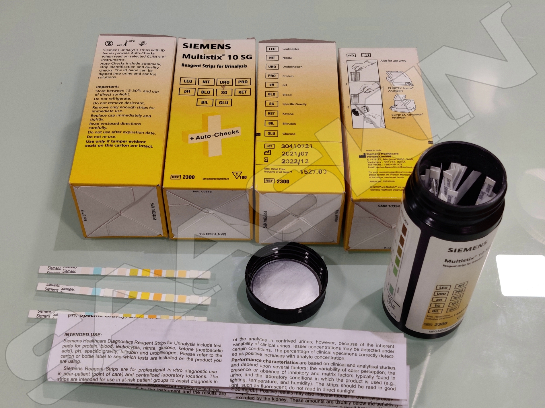 Multistix 10 Sg Reagent Strips