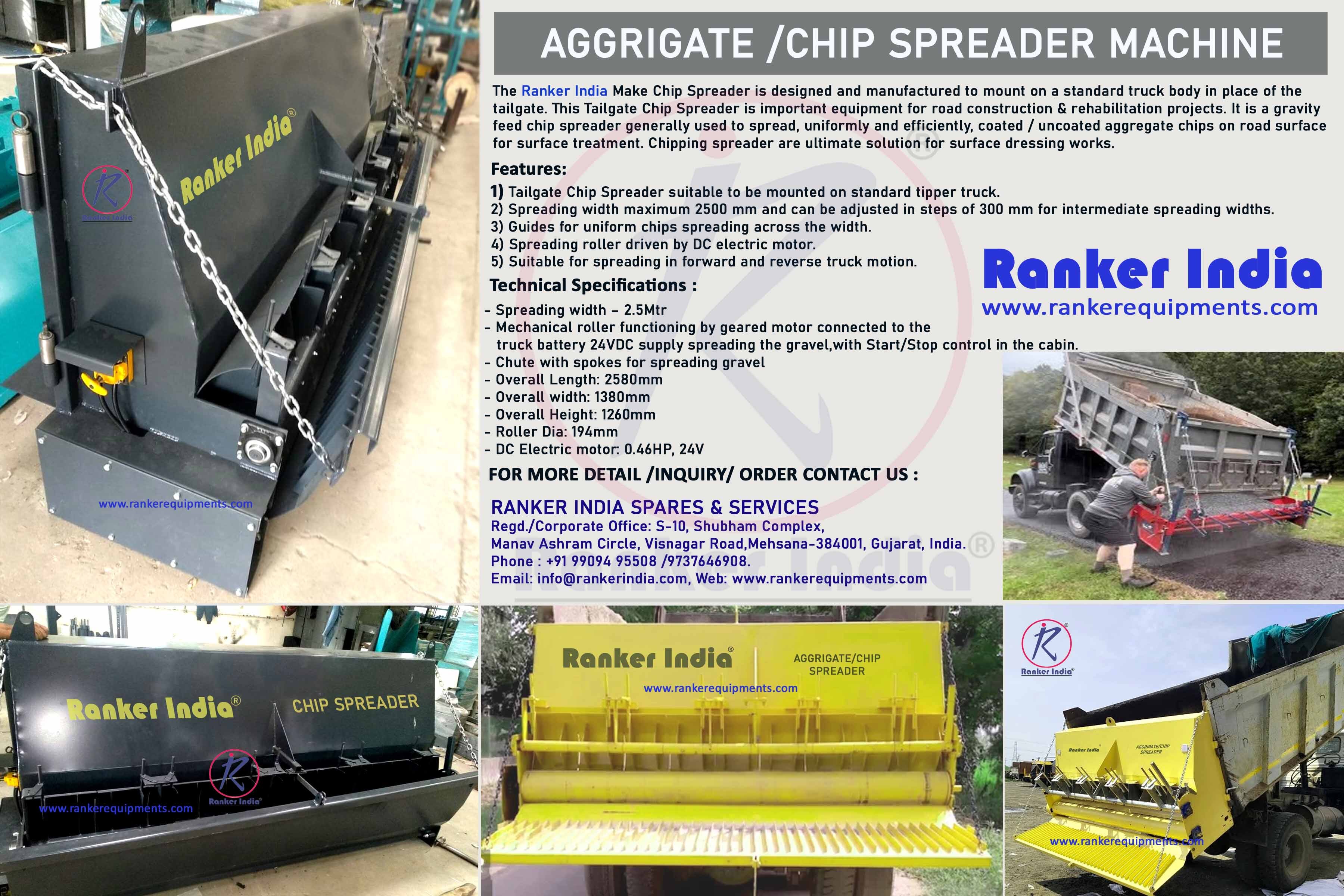 Chip Spreader By Ranker India Spares & Services