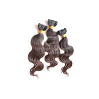 100% Raw Indian Brown Weft Human Hair Extensions - Chennai hair factory