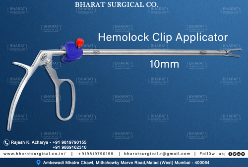 10Mm Hem-O-Lock Clip Applicator - Material: Stainless Steel