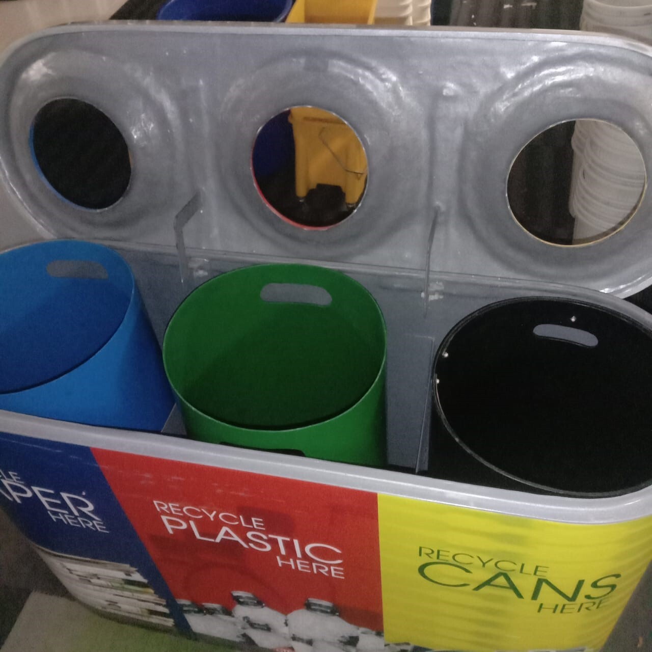 Different Available Mofna Frp 4 In 1 Waste Dustbin