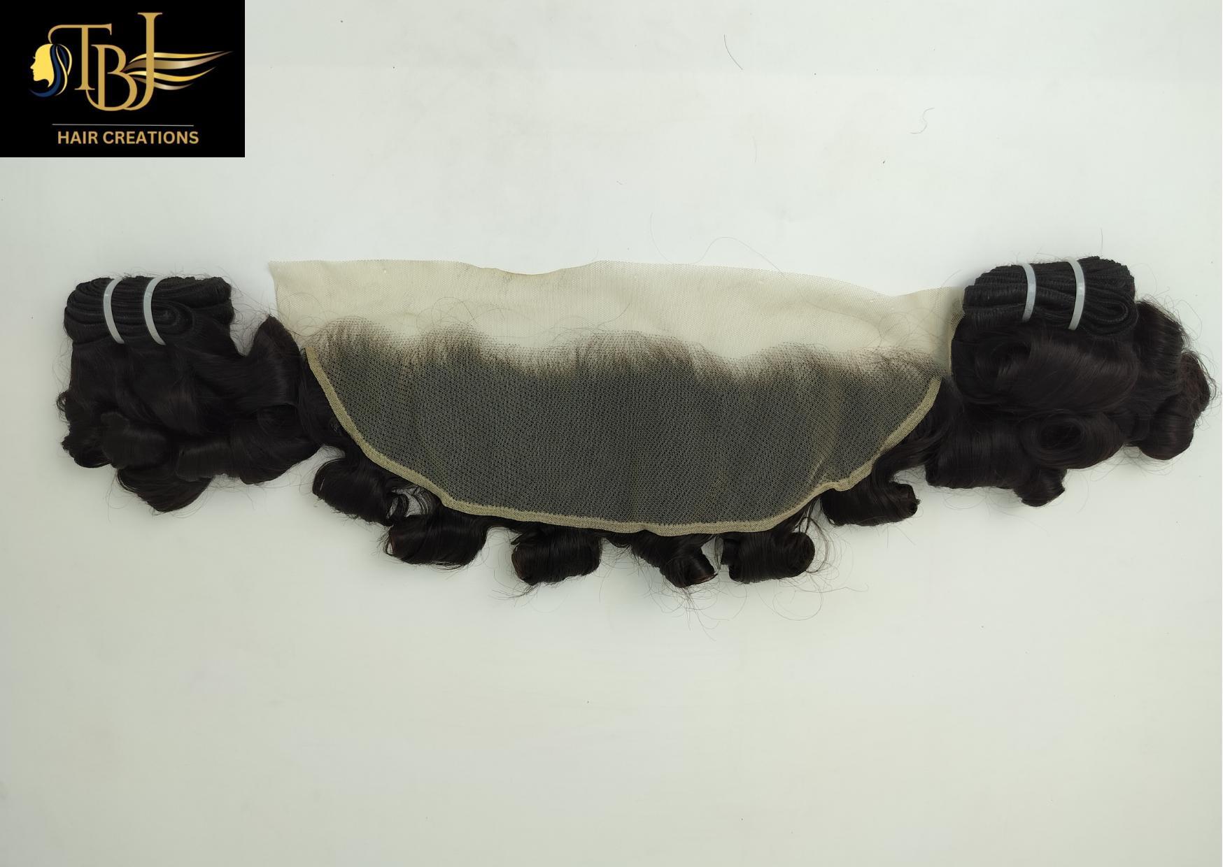 Roll Curly Hair Extensions - 100% Natural Human Hair, 20 Inch Length | Remy Hair, Natural Shades Of Black And Brown Available