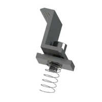 Nes 10 - Aluminum 6063 T6 Mid Clamp & End Clamp, 50 Mm Length, 200 Km/hr Load Capacity, Manual Switch Mode, 1-2 Year Warranty