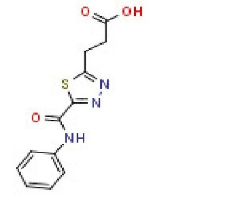 3-[5-(Anilinocarbonyl)-1,3,4-thiadiazol-2-yl]propanoic acid