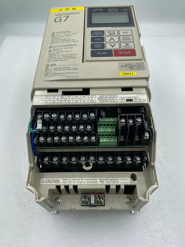 Yaskawa Cimr-g7a40p7 Varispeed-g7 General Purpose Inverter