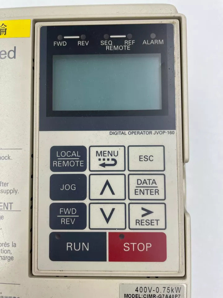 Yaskawa Cimr-g7a40p7 Varispeed-g7 General Purpose Inverter