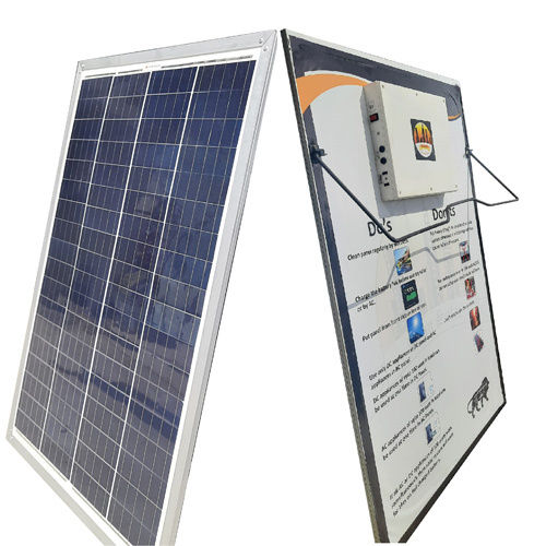 Solar Panel With Battery - Color: As Per Availability