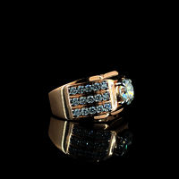 Rose Gold Diamond Ring for Men | SK Diam