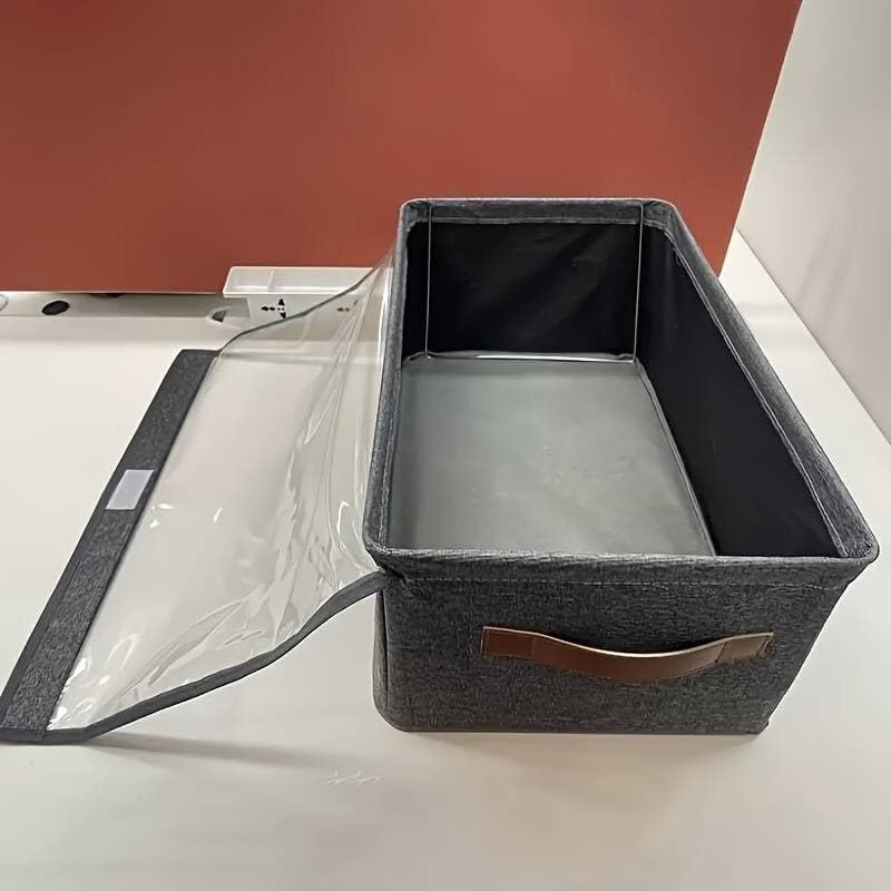 Mitsico Folding Storage Box With Lid Folding Storage Box, Clothes Organizer Storage Box For Wardrobe, Home Use Organizer
