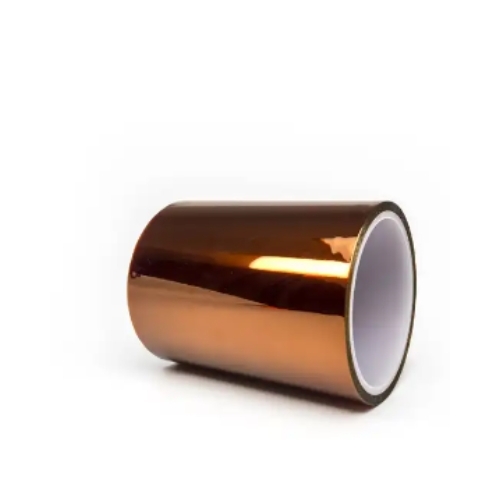 Pi Silicone Adhesive Tape - Polyimide 60 Micrometers, Amber Color, 520mm Width | High-temperature Masking, Emi/rfi Shielding, Custom Thickness Options