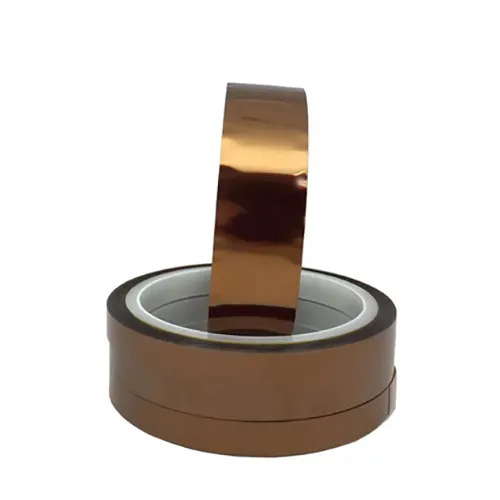Pi Silicone Adhesive Tape - Polyimide 60 Micrometers, Amber Color, 520mm Width | High-temperature Masking, Emi/rfi Shielding, Custom Thickness Options