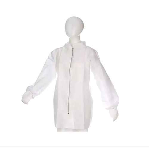 Non Woven Protective Jacket - Color: White