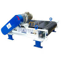 Cross Belt Magnetic Separator - Electric Power Supply, Standard Size, Blue Color | Ideal For Mine And Mineral Industry Applications