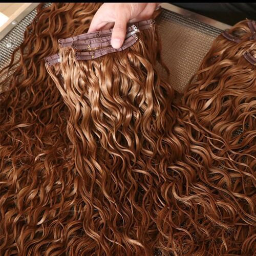 WHOLESALE FACTORY PRICE INDIAN  CLIP HAIR SELLER HAIR KING INDIA