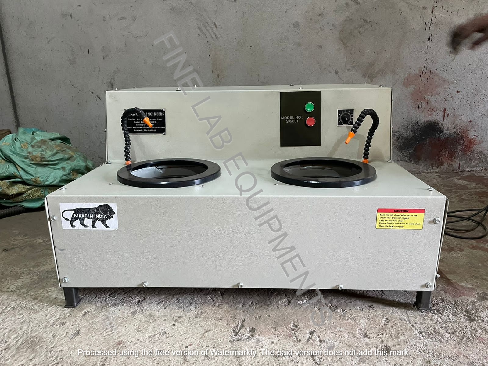 DOUBLE DISK POLISHING MACHINE