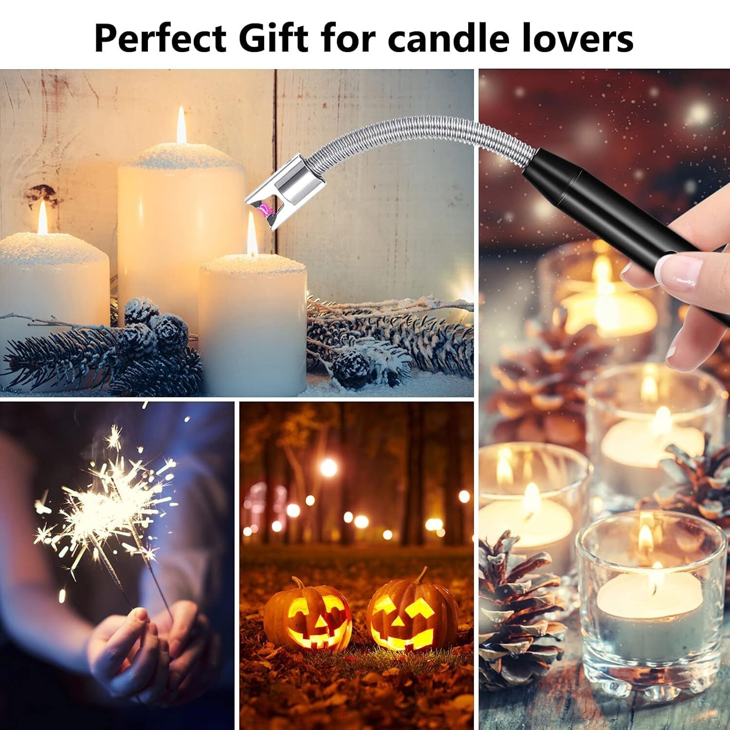 Usb Gas Lighter With Cable - Color: Silver