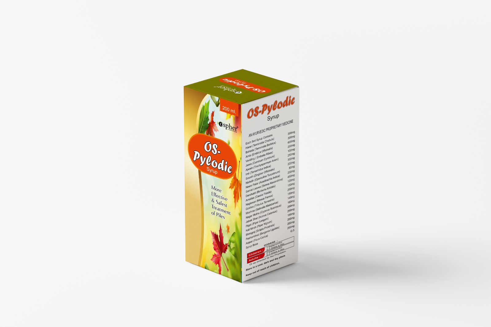 Os Pylodic Syrup - Age Group: For Adults