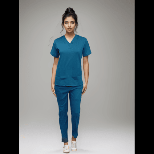 Scrub Spandex Stretchable Teal