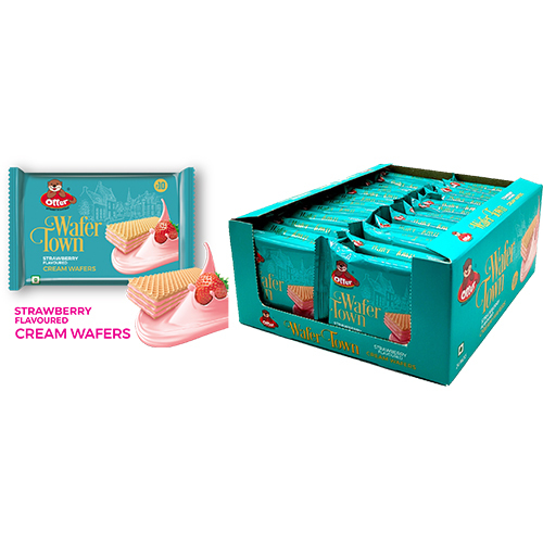 Strawberry Flavoured Cream Wafers