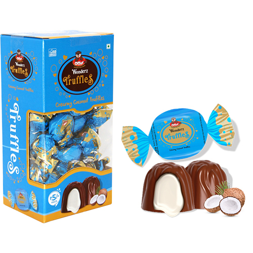 Chocolate Coconut Truffles - Eggless, Solid Piece | Indulgent Flavors and Luxurious Texture