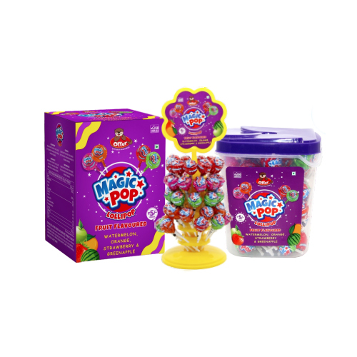 Magic Pop Solid Fruit Flavor Lollipop