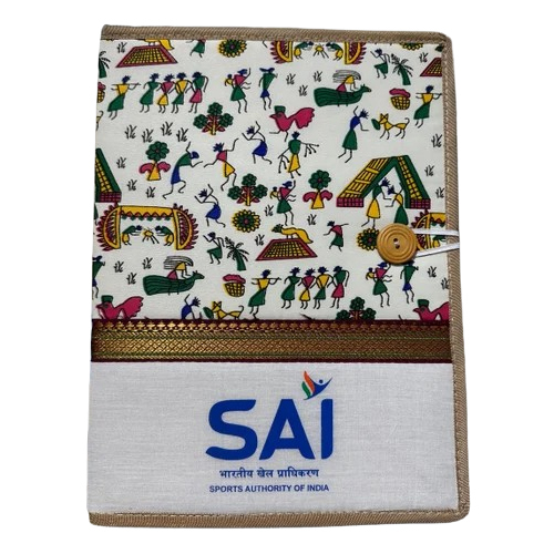 Jute File Folder